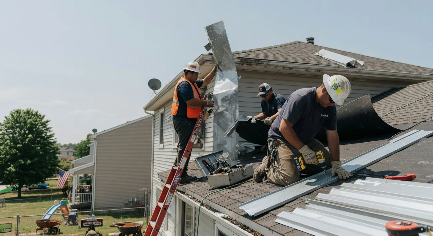 Metal Roof Repair in Wells Tannery, PA